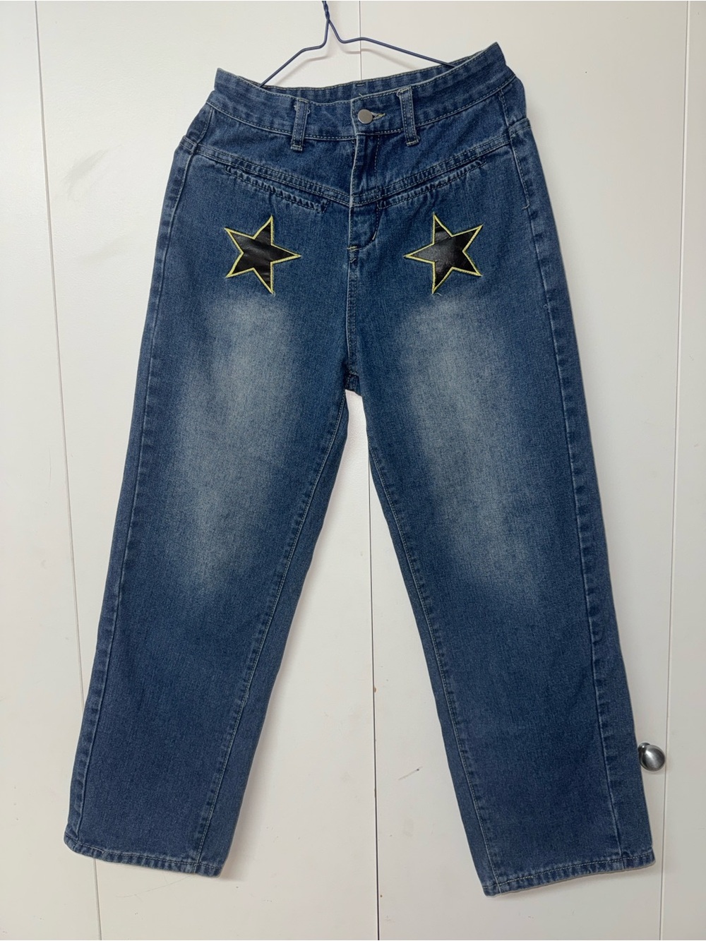 Dark Blue Star Patch Women’s Jeans